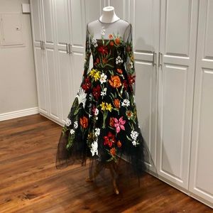 Oscar de la Renta Tulle Dress